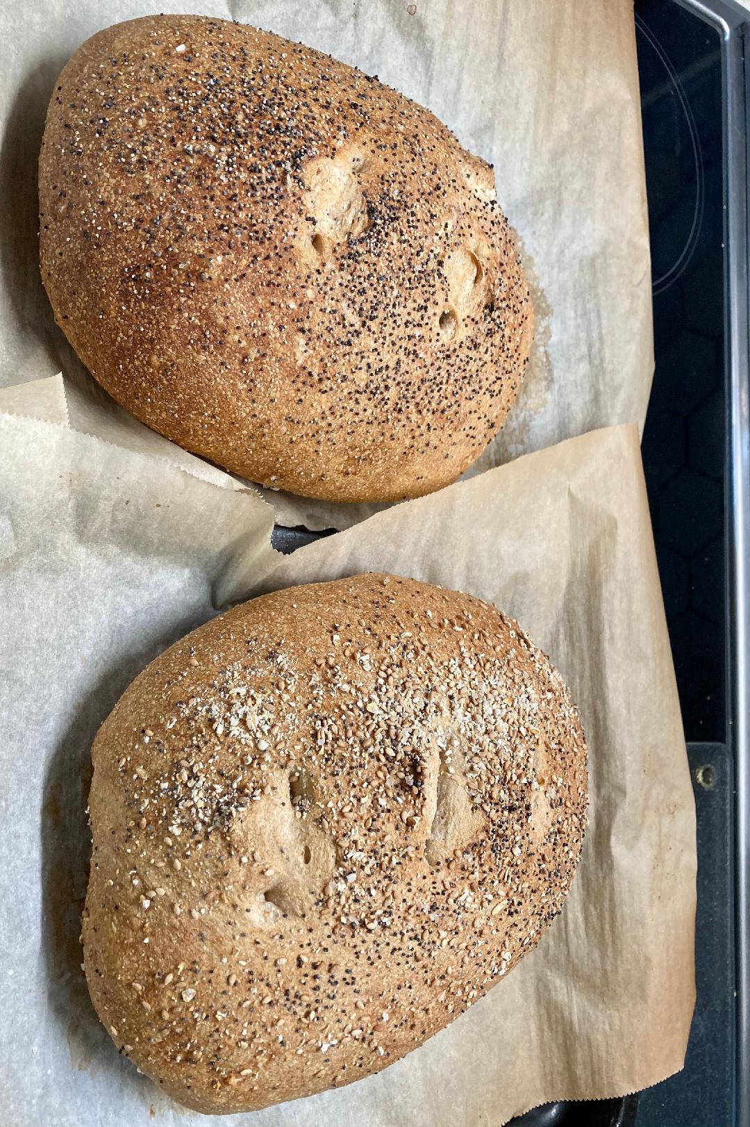 Moroccan Sourdough Ksra Bread with Caraway Seeds | Cat&amp;#39;s Pajamas